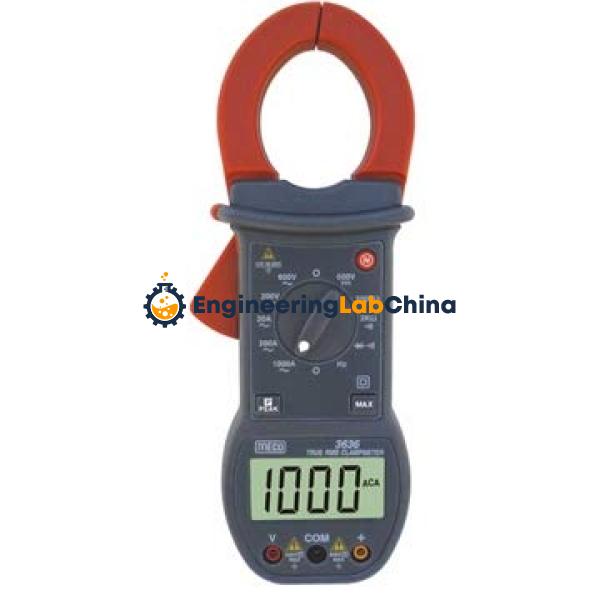 3 1/2 Digit 2000 Count 1000A AC TRMS Digital Clampmeter