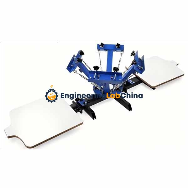 4 Color 2 Station Screen Printer