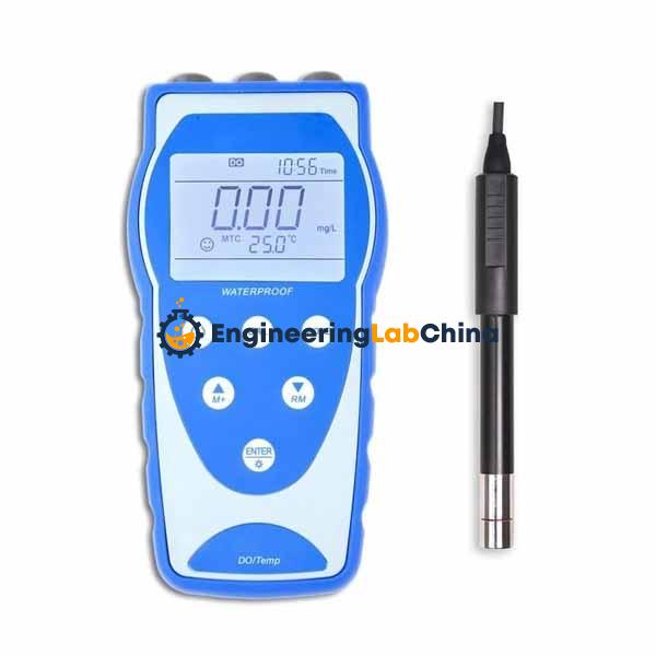 Dissolved Oxygen Meter and Sensor for Water Testing Lab