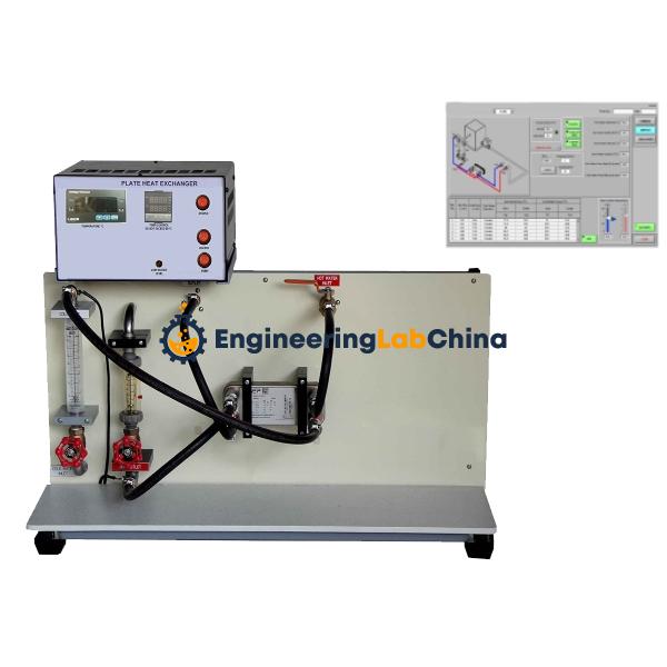 Plate Type Heat Exchanger with Data Acquisition