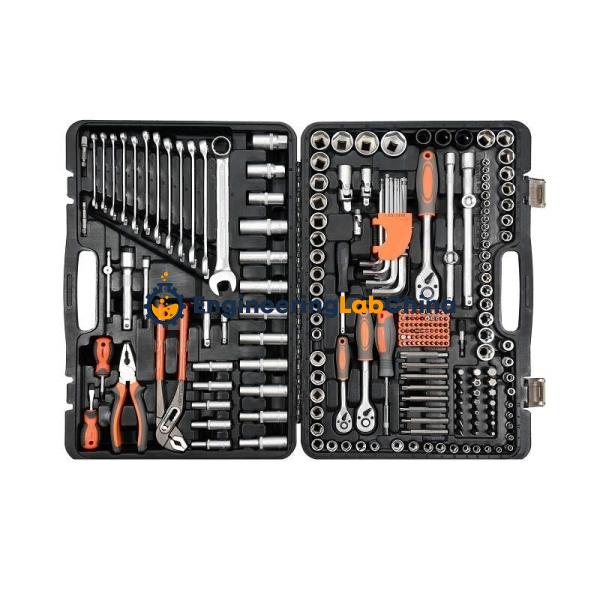 Tool Set 1/2" 3/8" 1/4" 225 pcs